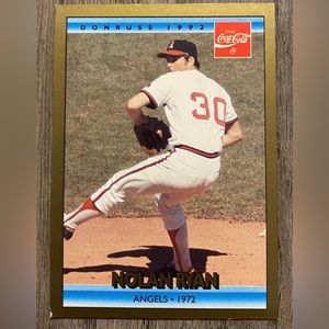 1992 Leaf Donruss Coca Cola Nolan Ryan 6 of 26